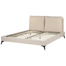 Beliani Bed Boucle Melle 160 X 200 Cm (Eu King Size) Beige - thumbnail 6