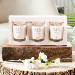 Marco Paul 3Pc Scented Candle Set - Black Vanilla - thumbnail 7