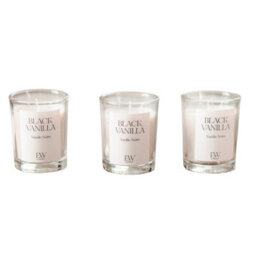 Marco Paul 3Pc Scented Candle Set - Black Vanilla - thumbnail 2