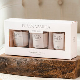 Marco Paul 3Pc Scented Candle Set - Black Vanilla - thumbnail 8