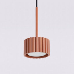 Sollux Lighting Aura Aluminum Red Ochre 1 Lights Minimalist Pendant Lamps - thumbnail 4