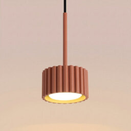 Sollux Lighting Aura Aluminum Red Ochre 1 Lights Minimalist Pendant Lamps - thumbnail 5