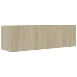 Berkfield 8 Piece Tv Cabinet Set Sonoma Oak Engineered Wood - thumbnail 4