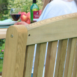 Emily Dining Set -  Table & 2 Bench Set By Zest Outdoor Living - thumbnail 5