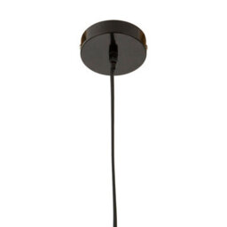 Orsina Luxe Black Pendant Light With Angled Top, Sculpted Ripple Shade Hanging Lamp, Industrial Ceiling Fixture - thumbnail 3