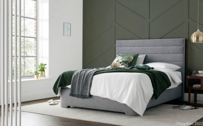 Europa Kaydian Appleby Ottoman Storage Bed: Grey Fabric Contemporary Design With Spacious Storage - image 1