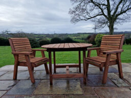 Churnet Valley Garden Furniture Ltd Churnet Valley Garden Furniture Valley 2 Seat Round Set 2Xc - thumbnail 6