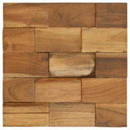 Walplus Storage Stool Brown 40 X 40 X 45 Cm Solid Teak Wood - thumbnail 5