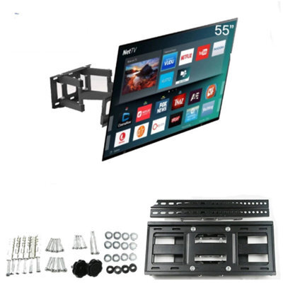 Tv Wall Mount, Swivel Tilt Bracket For 26 To 55 Inch Tvs - image 1