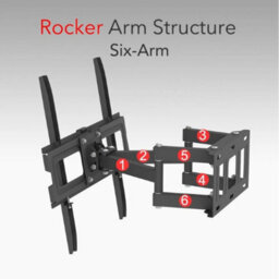 Tv Wall Mount, Swivel Tilt Bracket For 26 To 55 Inch Tvs - thumbnail 6