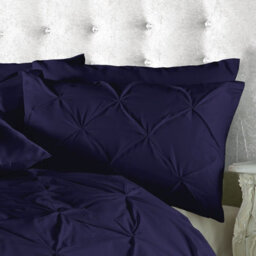 Gc Gaveno Cavailia Dazzling Diamonds Duvet Cover Bedding Set Navy Double 3Pc With Pintuck Quilt Cover - thumbnail 2