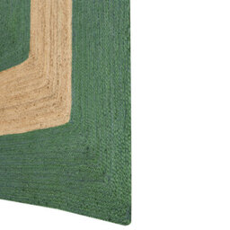 Beliani Rug Karakuyu Green 160 X 230 Cm Jute - thumbnail 6