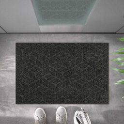 Kleen-Tex Wash + Dry Dune Leaves Dark Grey 60X90 - thumbnail 2