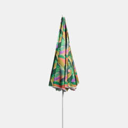 Ohs Bright Palm Parasol Umbrella Garden Outdoor Canopy Sun Shade - thumbnail 6