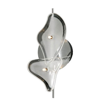 Luminosa Lighting Luminosa Otto Ceiling/wall 2 Light G4 Bar, Polished Chrome, Not Led/cfl Compatible - image 1
