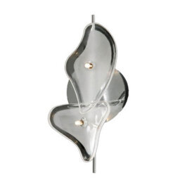 Luminosa Lighting Luminosa Otto Ceiling/wall 2 Light G4 Bar, Polished Chrome, Not Led/cfl Compatible