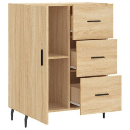 Berkfield Classic Sideboard Sonoma Oak 69.5X34X90 Cm Engineered Wood - thumbnail 6