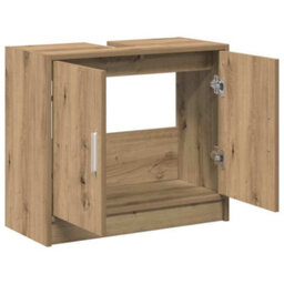 Walplus Sink Cabinet Artisan Oak 63 X 29 X 55 Cm Engineered Wood - thumbnail 5