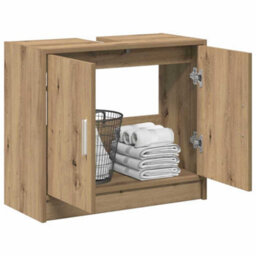 Walplus Sink Cabinet Artisan Oak 63 X 29 X 55 Cm Engineered Wood - thumbnail 3