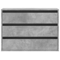 Walplus Corner Chest Of Drawers Concrete Grey 80X41X58 Cm Engineered Wood - thumbnail 4