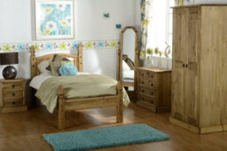 Seconique Corona 3Ft Single Bed Low Foot End In Distressed Waxed Pine - thumbnail 4
