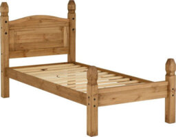 Seconique Corona 3Ft Single Bed Low Foot End In Distressed Waxed Pine - thumbnail 5