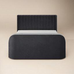 Flair Fallon Tv Side Lift Ottoman Bed Charcoal Velvet Super King - thumbnail 6