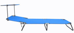 Vcm Sun Lounger Deckchair Garden Couch - thumbnail 3