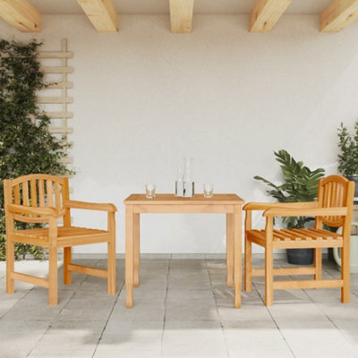 Berkfield Garden Chairs 2 Pcs 58X59X88 Cm Solid Wood Teak - image 1