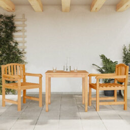 Berkfield Garden Chairs 2 Pcs 58X59X88 Cm Solid Wood Teak - thumbnail 1
