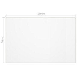 Walplus Table Protector Transparent 140X90 Cm 1.6 mm Pvc - thumbnail 6