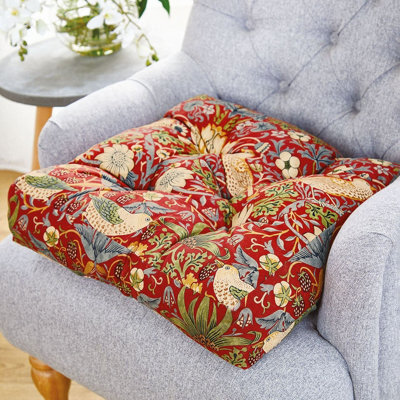 Mysmartbuy William Morris Booster Cushions Armchair Strawberry Thief