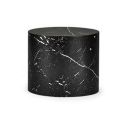 Oakham Sorrento Nest Of 2 Tables In Black Marble Effect - thumbnail 1