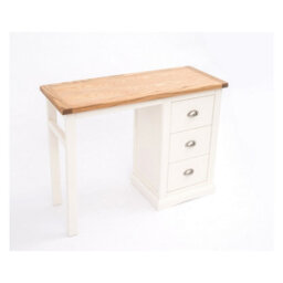 Cabinet Bits Cosenza 3 Drawer Desk - Dressing Table Chrome Cup Handle - thumbnail 4