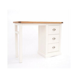 Cabinet Bits Cosenza 3 Drawer Desk - Dressing Table Chrome Cup Handle - thumbnail 3