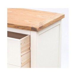 Cabinet Bits Cosenza 3 Drawer Desk - Dressing Table Chrome Cup Handle - thumbnail 8