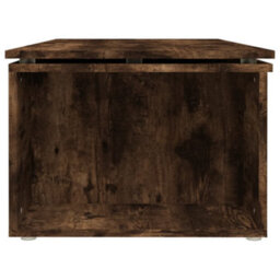 Berkfield Modern Coffee Table Smoked Oak 150X50X35 Cm Engineered Wood - thumbnail 9