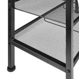 Tectake Shoe Rack Wolverhampton - Surface Shelf And 3 Grid Shelves, Industrial Style -  - Industrial Wood Light, Oak Sonoma - thumbnail 4