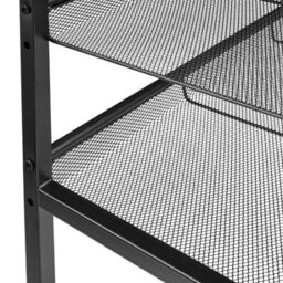 Tectake Shoe Rack Wolverhampton - Surface Shelf And 3 Grid Shelves, Industrial Style -  - Industrial Wood Light, Oak Sonoma - thumbnail 8