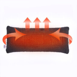 Groundlevel Teddy Fleece Heated Body Pillow - thumbnail 2