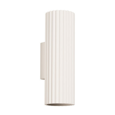 Sollux Lighting Karbon Aluminum Beige 2 Lights Minimalist Wall Light