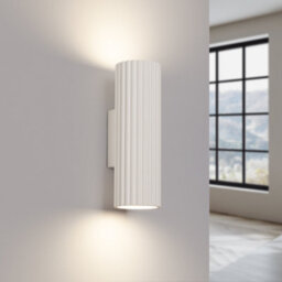 Sollux Lighting Karbon Aluminum Beige 2 Lights Minimalist Wall Light - thumbnail 3