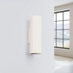 Sollux Lighting Karbon Aluminum Beige 2 Lights Minimalist Wall Light - thumbnail 2