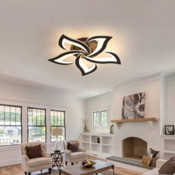 Pheashine Black Petals Design Acrylic 60Cm 60W 3000K Warm White Led Ceiling Light - thumbnail 3