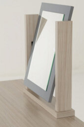 Seconique Nevada 4 Drawer Dressing Table Set Grey Stool And Mirror - thumbnail 5