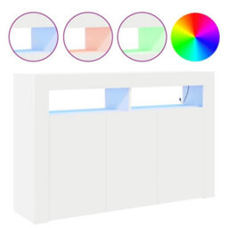Walplus Sideboard White 116 X 30 X 75 Cm Engineered Wood - thumbnail 4