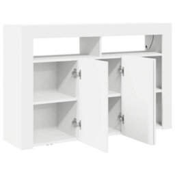Walplus Sideboard White 116 X 30 X 75 Cm Engineered Wood - thumbnail 5