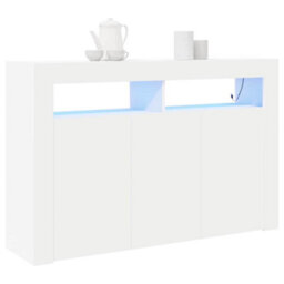Walplus Sideboard White 116 X 30 X 75 Cm Engineered Wood - thumbnail 3
