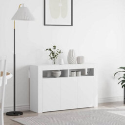 Walplus Sideboard White 116 X 30 X 75 Cm Engineered Wood - thumbnail 1