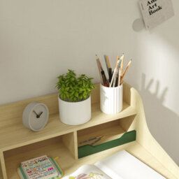 Aiyaplay Kids Desk And Chair Set With Storage Shelves, Drawer, Green - thumbnail 8
